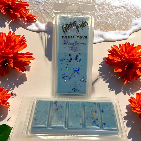 Coral Cove – Glitter Wax Melt (3 oz)