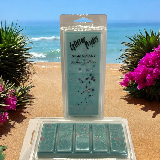Sea Spray – Glitter Wax Melt (3 oz
