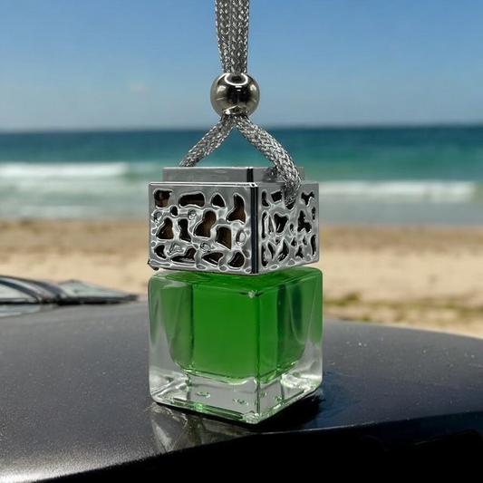 Luxe Hanging Car Diffuser – Seaside Glow Edition Green